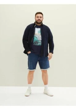 Tom Tailor Jeansshort - Dark Stone Wash Denim -Tom Tailor 4419facebf774dbba20c6b6932873813