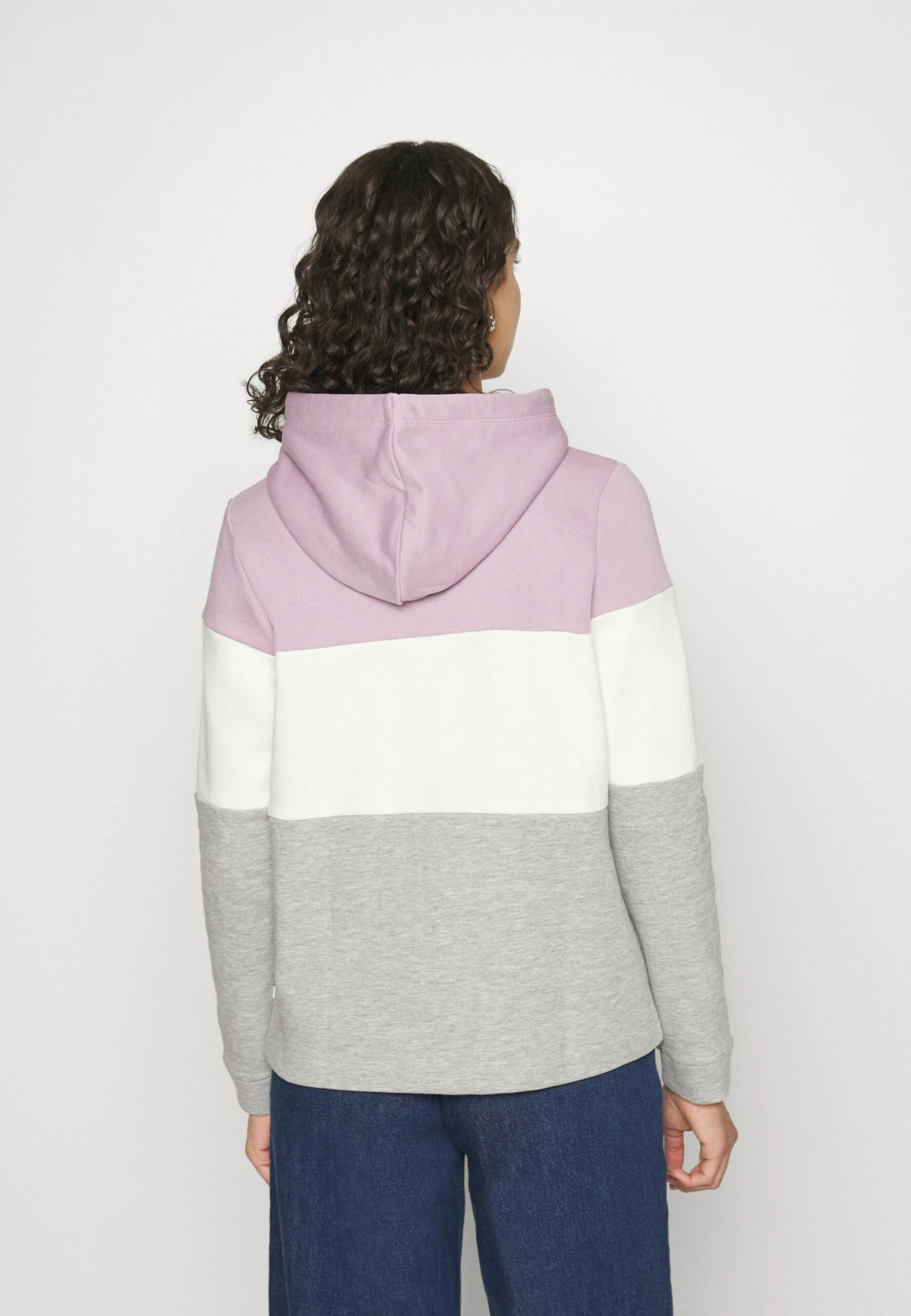 TOM TAILOR Denim Color Block Hoodie - Hoodie - Soft Mauve 3 TOM TAILOR Denim Color Block Hoodie - Hoodie - Soft Mauve - Afbeelding 3
