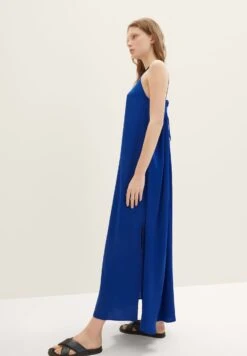 TOM TAILOR Denim Maxi-Jurk - Shiny Royal Blue -Tom Tailor 44890efe18804ee58fe833f12af52bd6