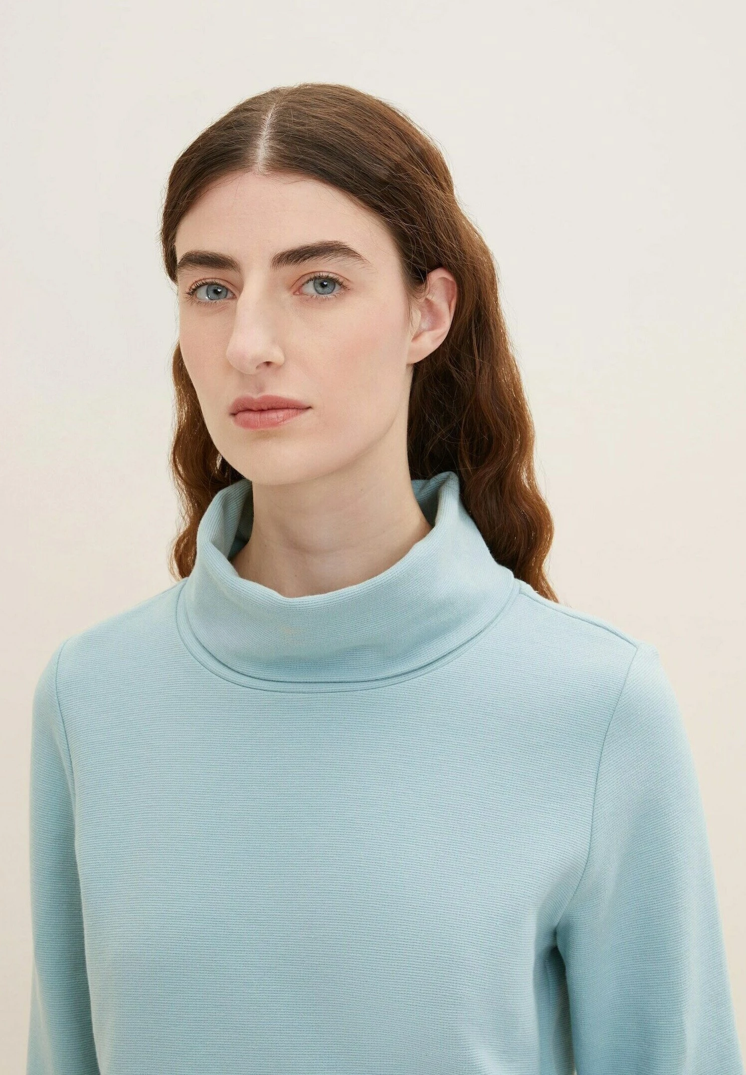 Tom Tailor Mit Rollkragen - Longsleeve - Tourmaline 4 Tom Tailor Mit Rollkragen - Longsleeve - Tourmaline - Afbeelding 4