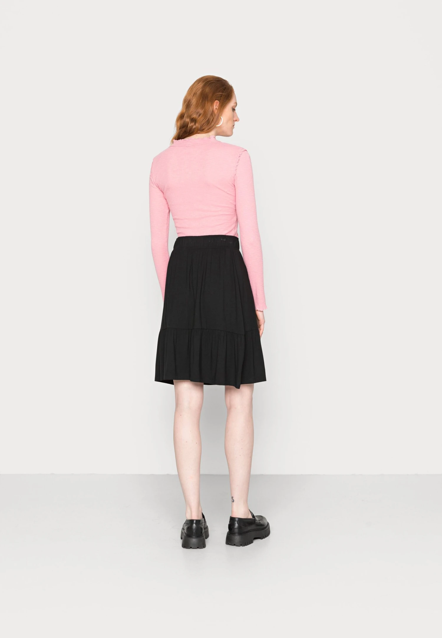 Tom Tailor Skirt With Volant - Minirok - Deep Black 3 Tom Tailor Skirt With Volant - Minirok - Deep Black - Afbeelding 3