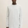 TOM TAILOR Denim Basic- Trui - Light Stone Grey Melange