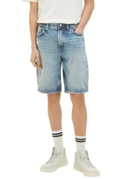 TOM TAILOR Denim Jeansshort - Destroyed Light Stone Blue Den -Tom Tailor 45e74c185f84497e9dcbedb54c3ecfe4
