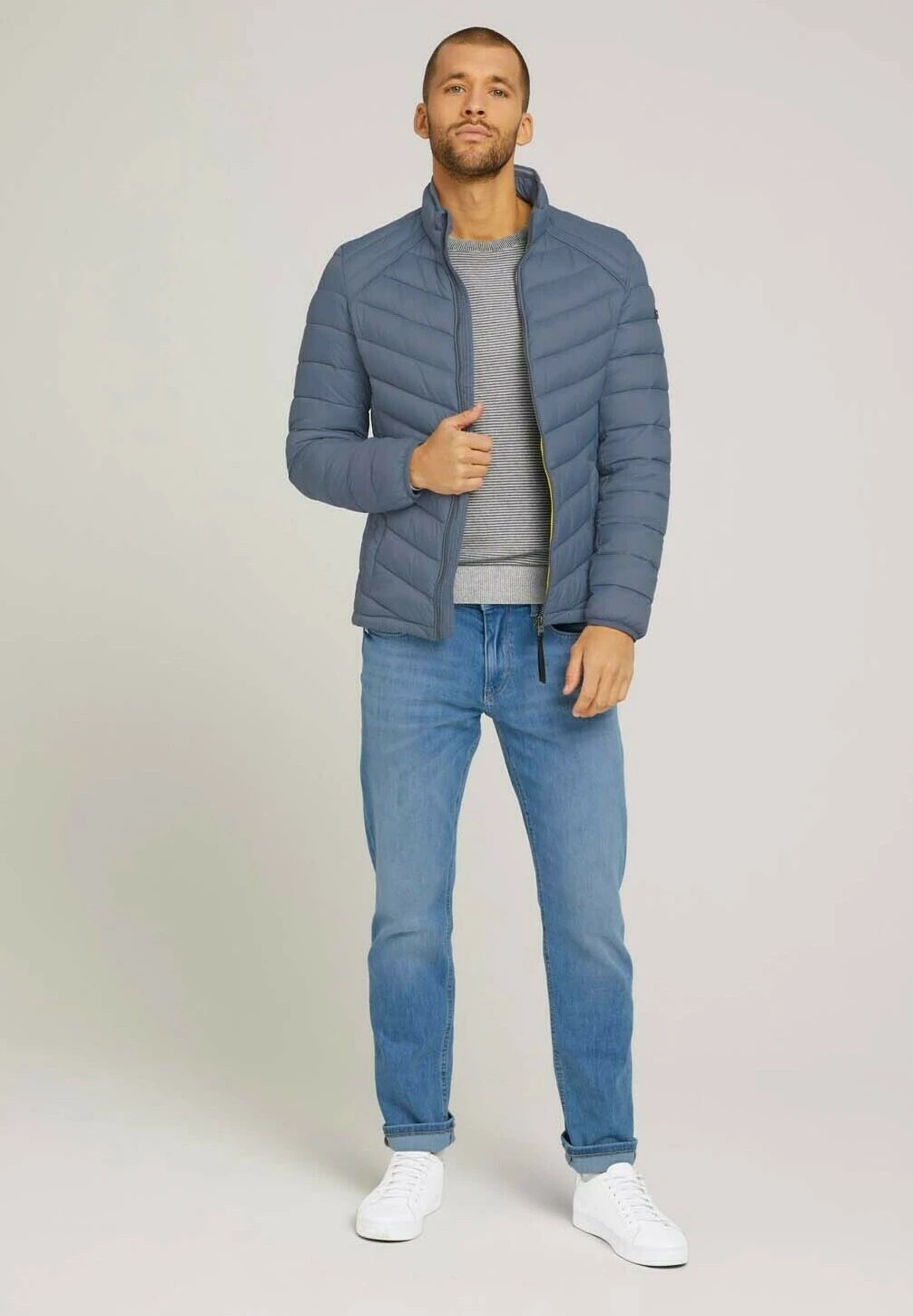 Tom Tailor Jas - Blue Grey 2 Tom Tailor Jas - Blue Grey - Afbeelding 2