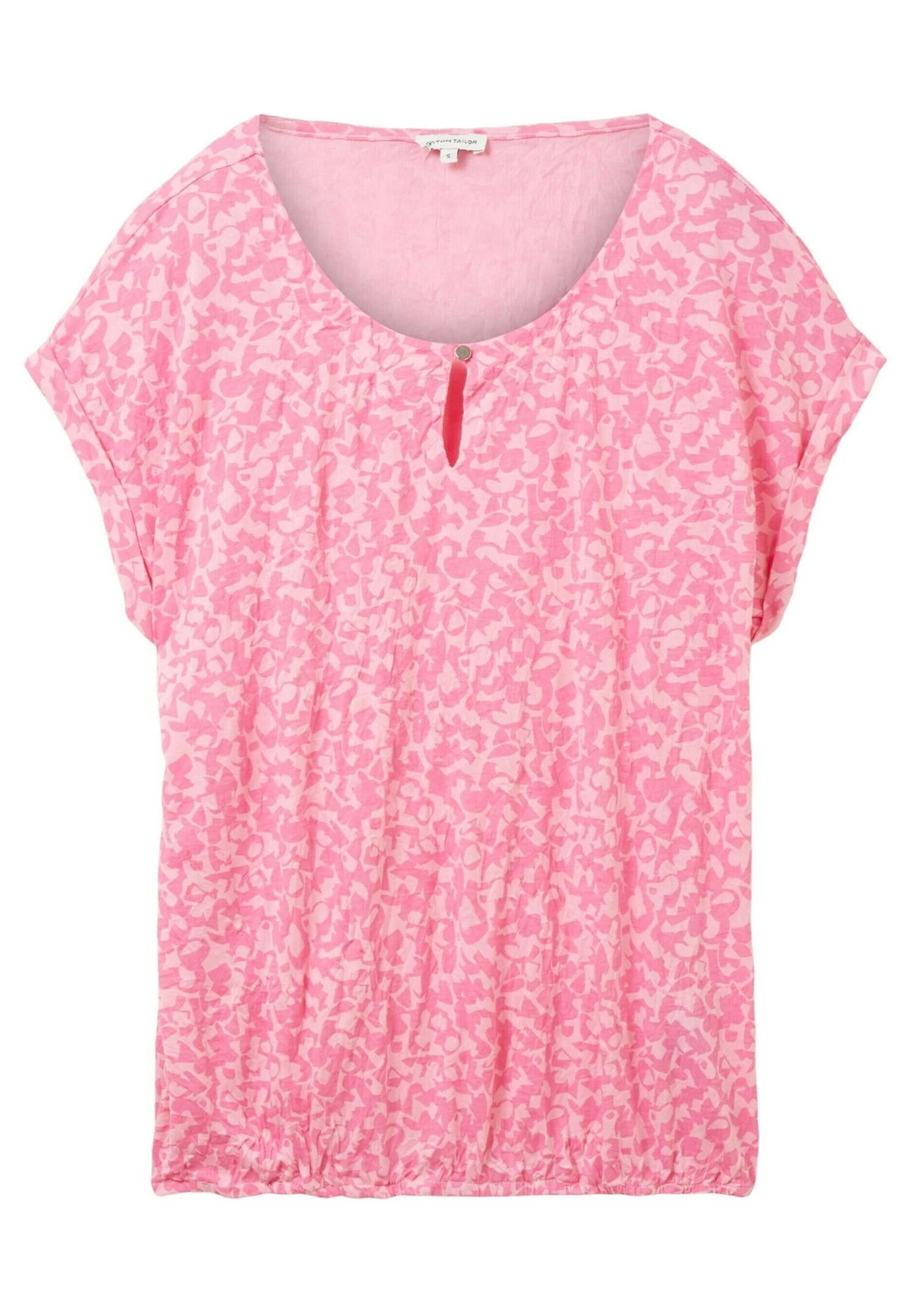 Tom Tailor Mit Raffung - Blouse - Pink Geo Design 6 Tom Tailor Mit Raffung - Blouse - Pink Geo Design - Afbeelding 6