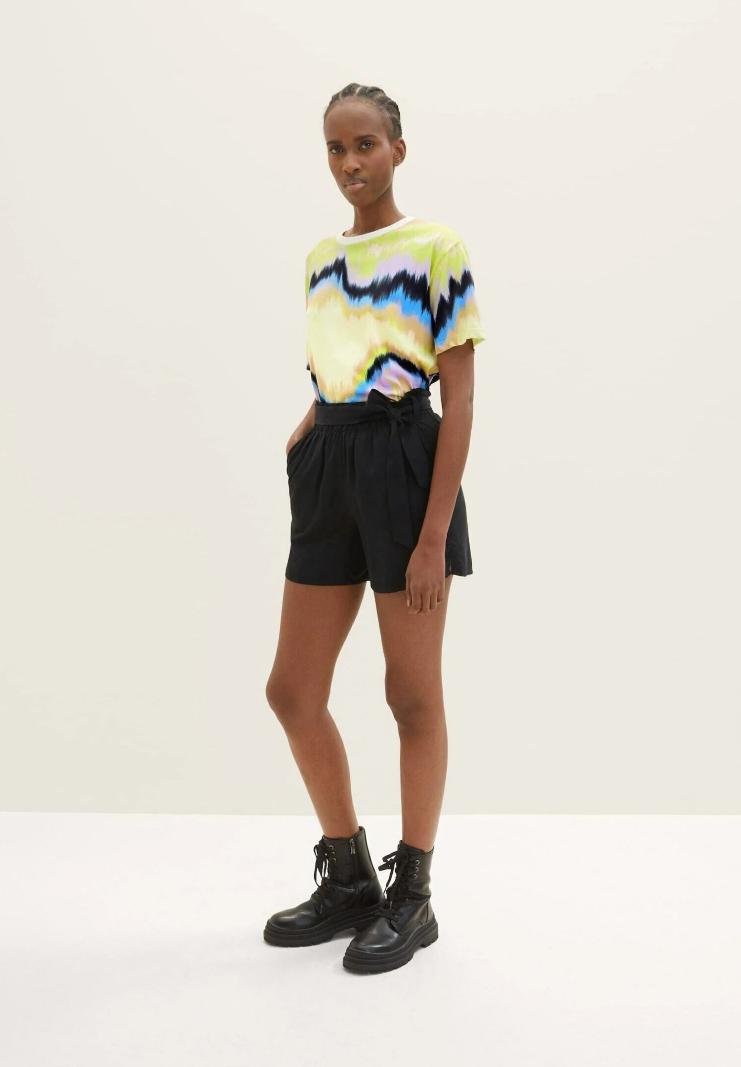 TOM TAILOR Denim Mit Elastischem Bund - Shorts - Deep Black 5 TOM TAILOR Denim Mit Elastischem Bund - Shorts - Deep Black - Afbeelding 5