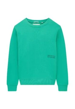 Tom Tailor Mit Textprint - Sweater - Holly Green