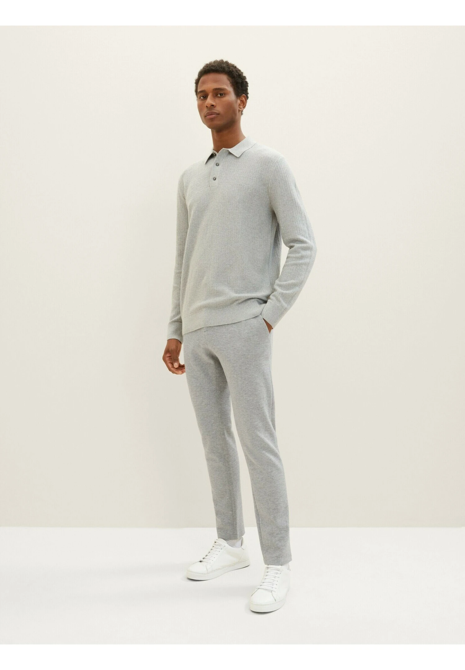 Tom Tailor Travis - Chino - Grey Heather Melange 6 Tom Tailor Travis - Chino - Grey Heather Melange - Afbeelding 6