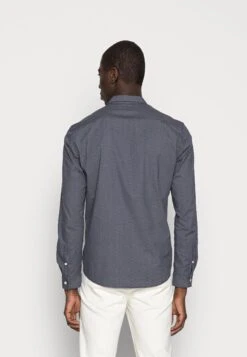 TOM TAILOR Denim Allover Printed Stretch- Overhemd - Navy Blue -Tom Tailor 48594f4e1f294bf88359146ca149d88e