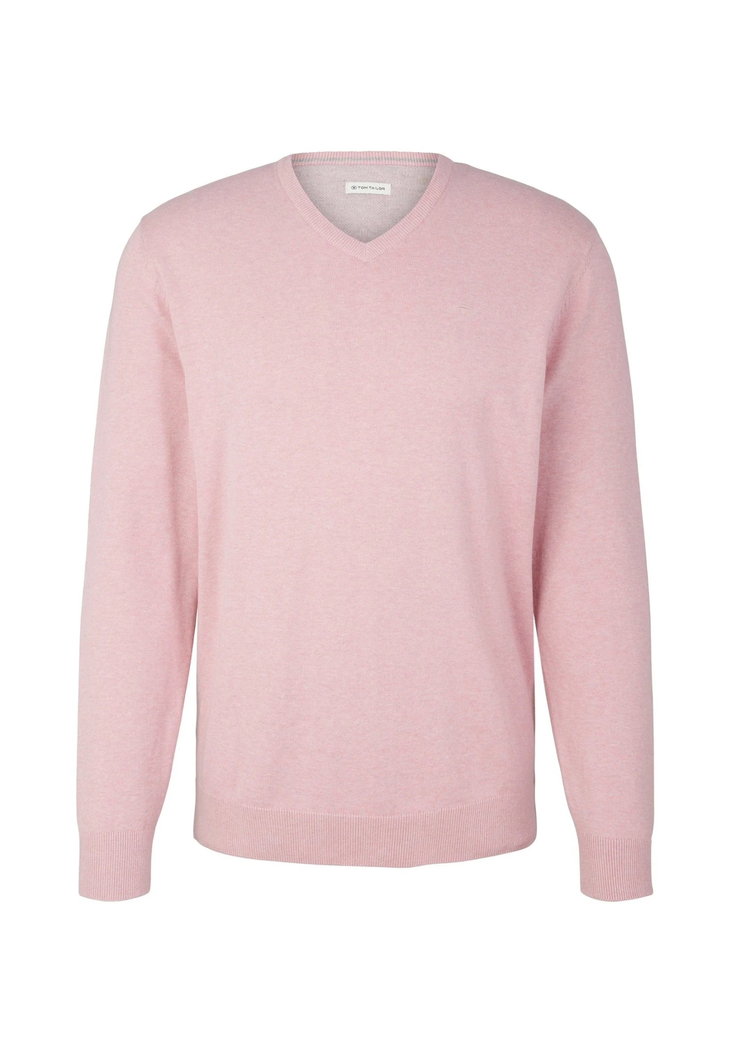 Tom Tailor Basic V Neck - Trui - Rose Melange 5 Tom Tailor Basic V Neck - Trui - Rose Melange - Afbeelding 5