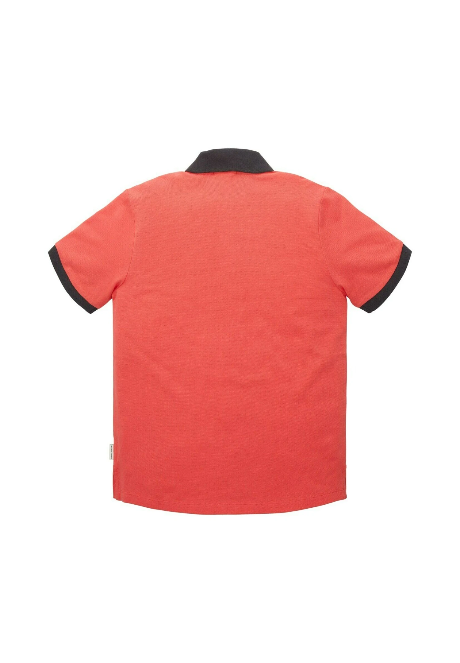 Tom Tailor Mit Colour Blocking - Poloshirt - Plain Red 2 Tom Tailor Mit Colour Blocking - Poloshirt - Plain Red - Afbeelding 2