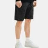 TOM TAILOR Denim Shorts - Black Bubble Wording Print