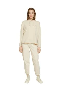 Tom Tailor Hoodie - Light Brown -Tom Tailor 4998dd0bf4e64ac5987373c5c4c5975a