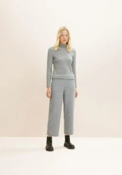 Tom Tailor Loose Fit- Broek - Concrete Grey Melange -Tom Tailor 4a11542b0bcb4176a8d93d14feb9d973