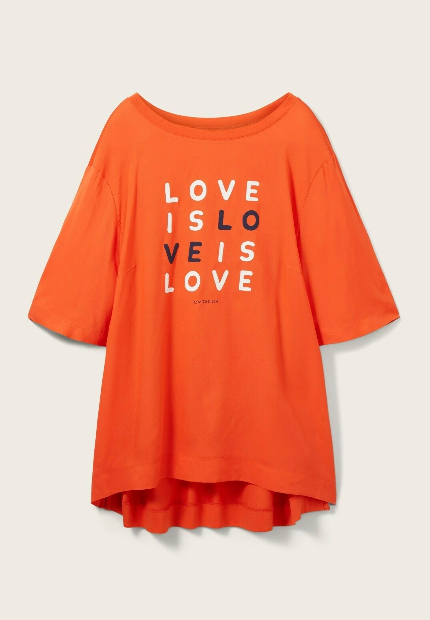 Tom Tailor Plus Mit Print - T-Shirt Print - Fever Red 9 Tom Tailor Plus Mit Print - T-Shirt Print - Fever Red - Afbeelding 9