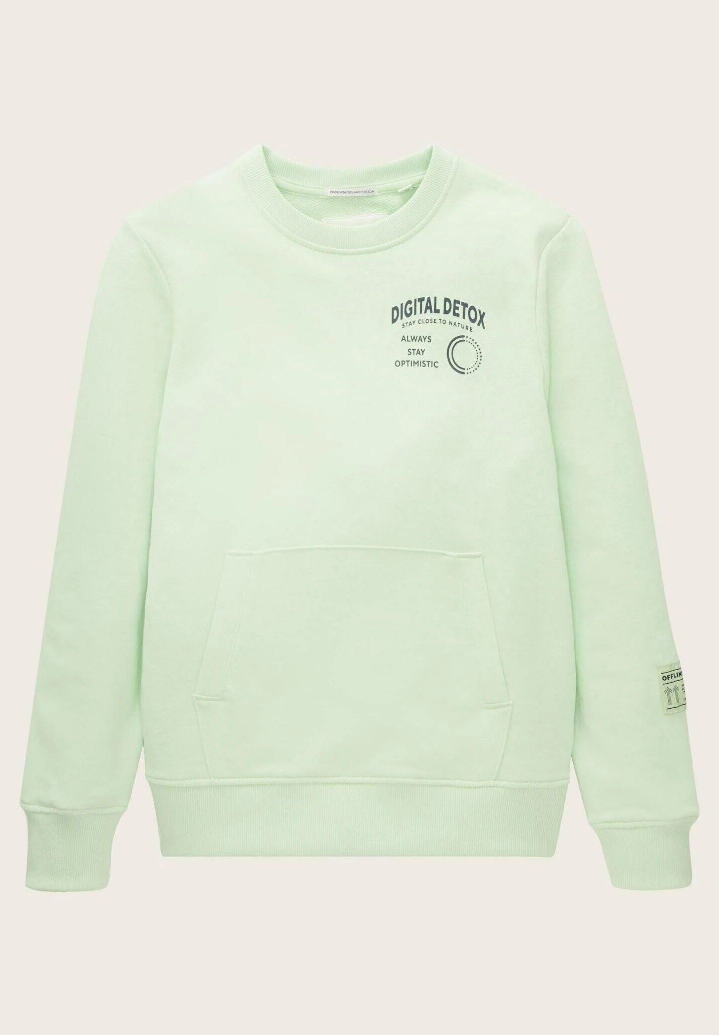 Tom Tailor Mit Print - Sweater - Fresh Apple Lime Green 7 Tom Tailor Mit Print - Sweater - Fresh Apple Lime Green - Afbeelding 7