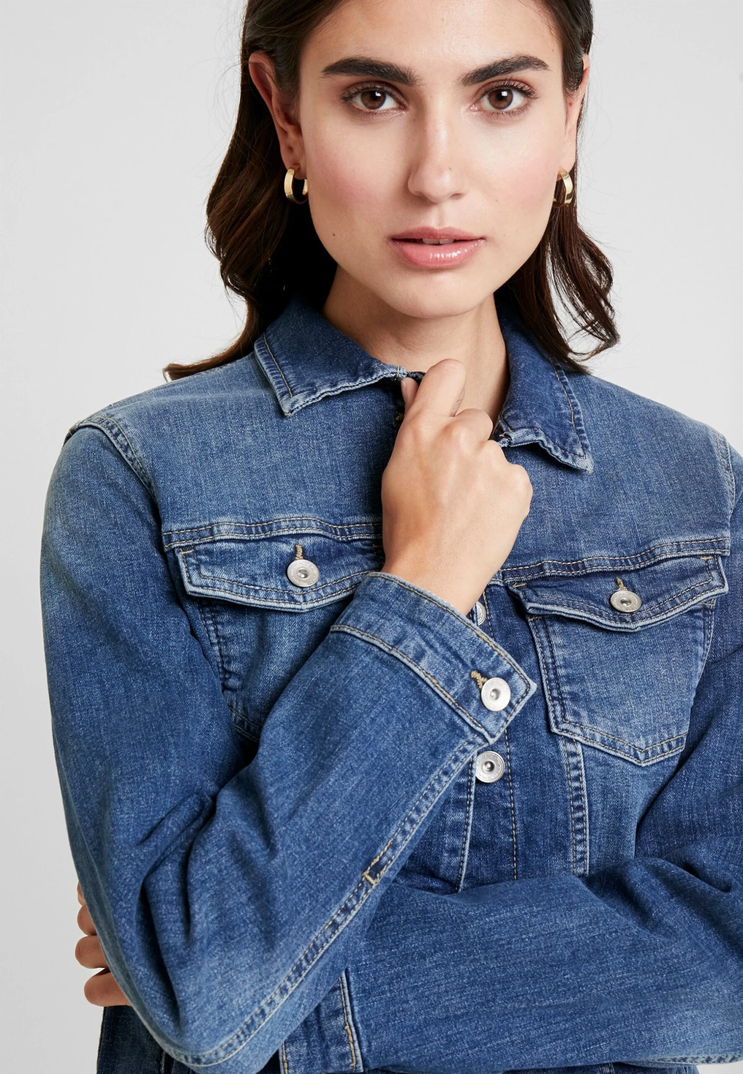 Tom Tailor Authentic Jacket - Spijkerjas - Used Dark Stone Blue Denim 5 Tom Tailor Authentic Jacket - Spijkerjas - Used Dark Stone Blue Denim - Afbeelding 5