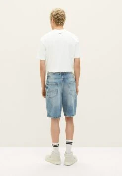 TOM TAILOR Denim Jeansshort - Destroyed Light Stone Blue Den -Tom Tailor 4b015b760dd14da2b60656bea107ced3