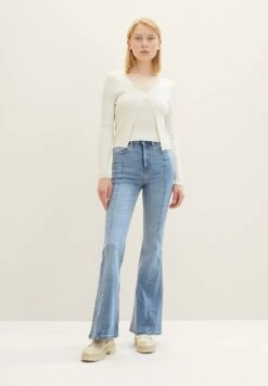 TOM TAILOR Denim Flared Jeans - Used Light Stone Blue Denim 13 TOM TAILOR Denim Flared Jeans - Used Light Stone Blue Denim -Tom Tailor 4b047d8a9981432db507e4af2b21c676