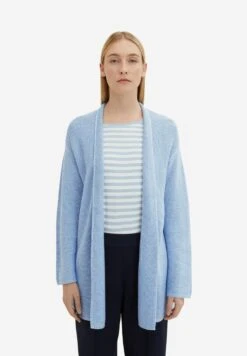 Tom Tailor Mouline - Vest - Dreamy Blue Melange -Tom Tailor 4b2709412a0f42409301e124e0f2cc3d