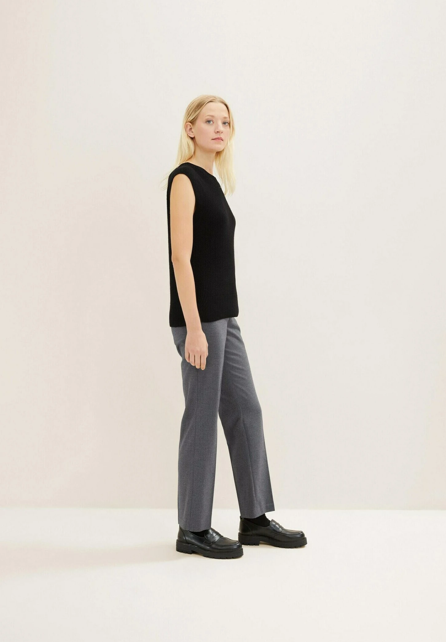 Tom Tailor Klassische Bundfalten - Chino - Evident Anthracite Melange 7 Tom Tailor Klassische Bundfalten - Chino - Evident Anthracite Melange - Afbeelding 7