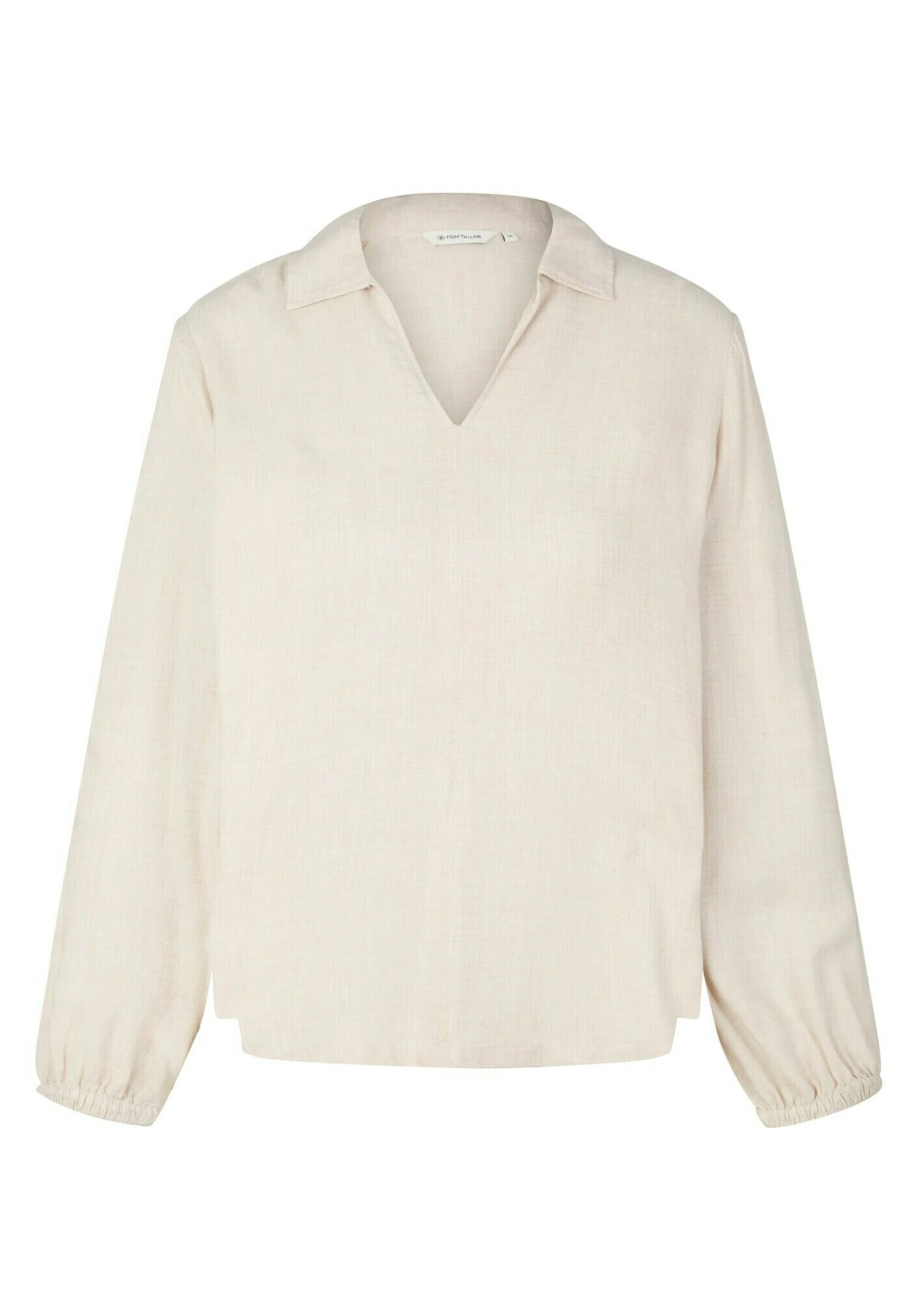 Tom Tailor In Melange Optik - Blouse - Cold Beige Melange 5 Tom Tailor In Melange Optik - Blouse - Cold Beige Melange - Afbeelding 5