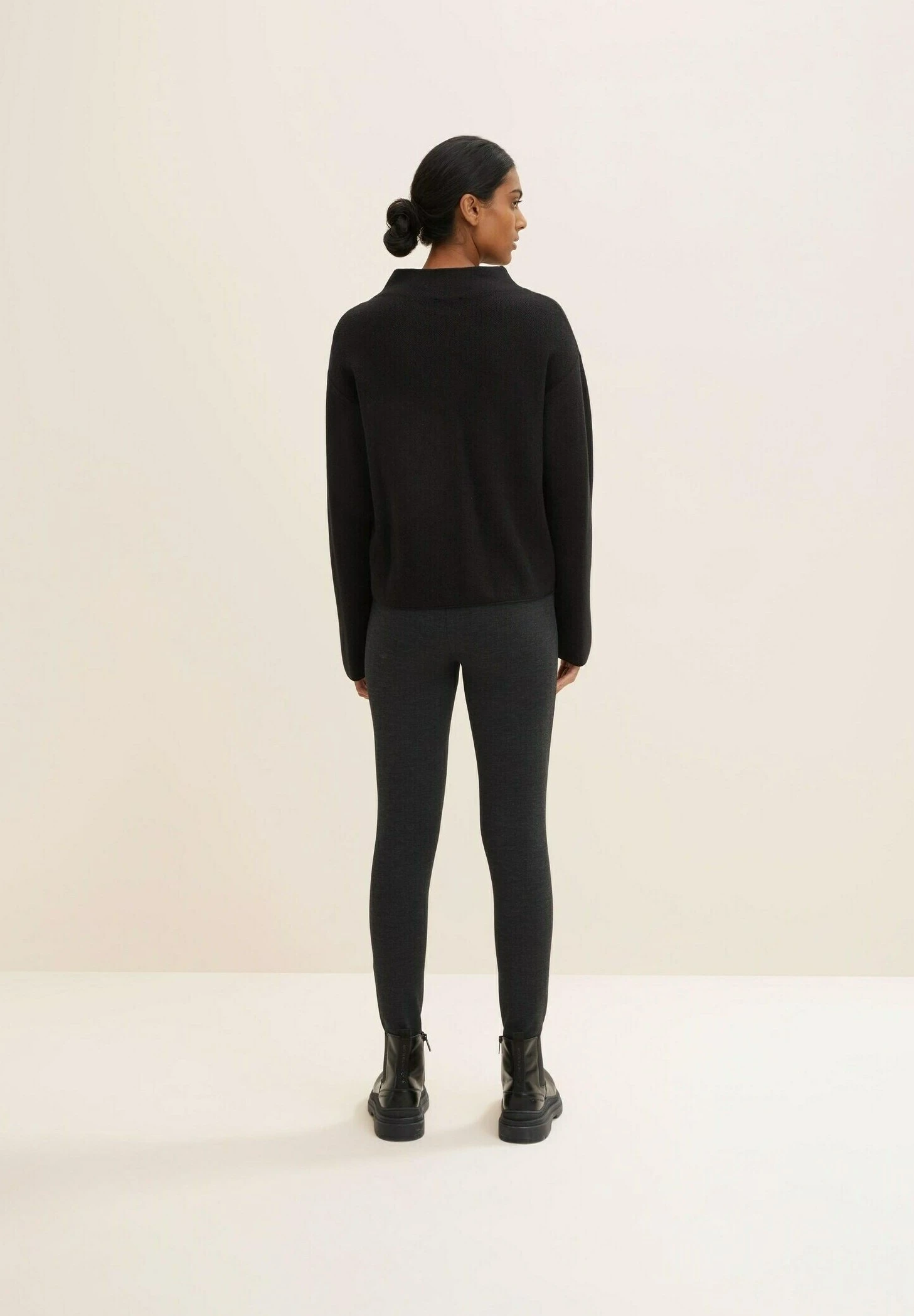Tom Tailor Legging - Evident Anthracite Melange 3 Tom Tailor Legging - Evident Anthracite Melange - Afbeelding 3