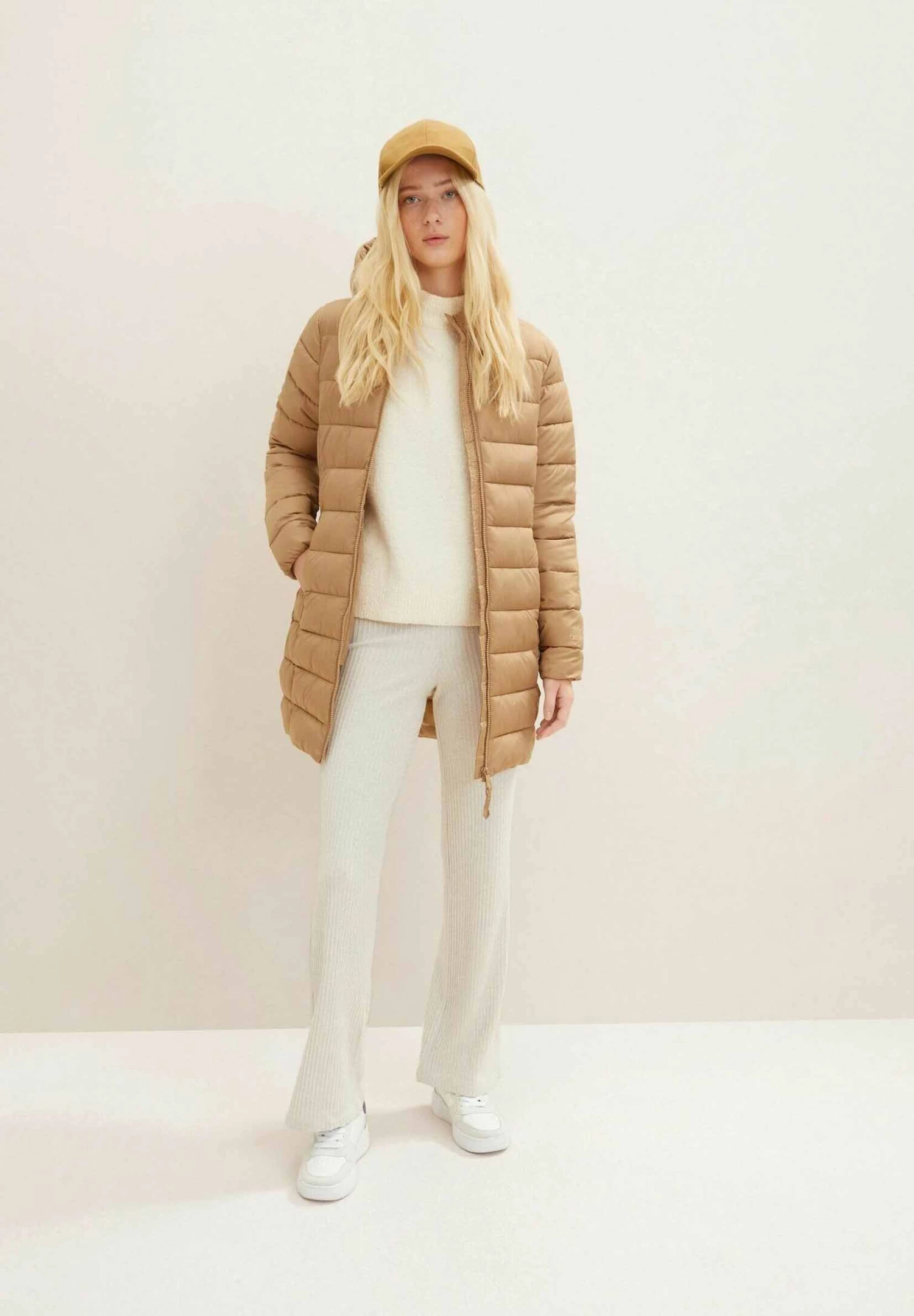 TOM TAILOR Denim Lightweight Puffer - Winterjas - Apple Cinnamon Brown 2 TOM TAILOR Denim Lightweight Puffer - Winterjas - Apple Cinnamon Brown - Afbeelding 2