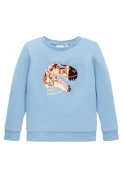 Tom Tailor Mit Print - Sweater - Light Blue