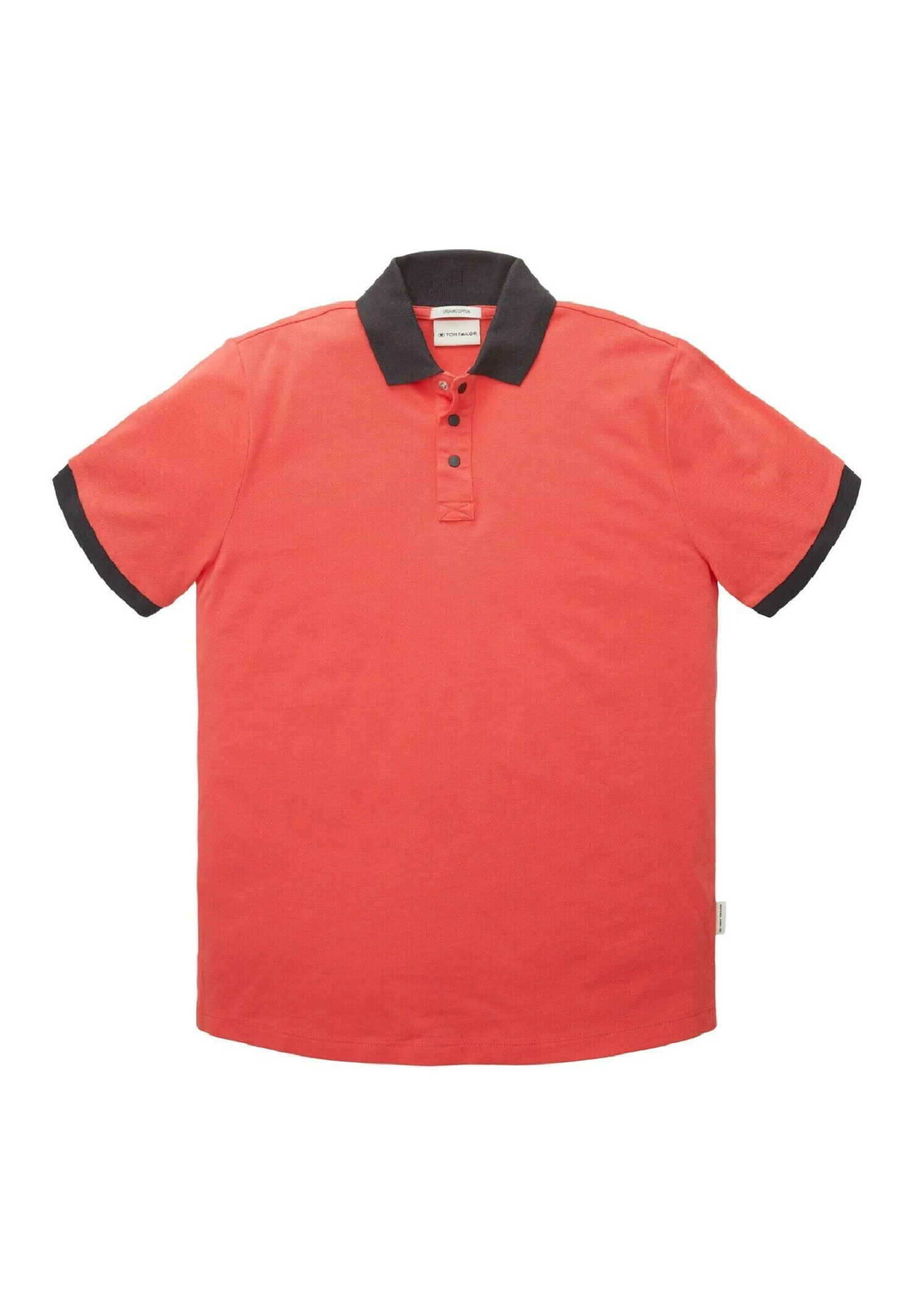 Tom Tailor Mit Colour Blocking - Poloshirt - Plain Red 1 Tom Tailor Mit Colour Blocking - Poloshirt - Plain Red