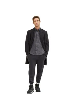 Tom Tailor Overhemd - Dark Herringbone Structure