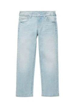 Tom Tailor Straight Leg Jeans - Heavy Bleached Blue Denim