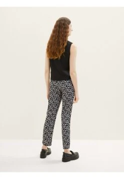 Tom Tailor Cropped - Broek - Black Small Abstract Design 11 Tom Tailor Cropped - Broek - Black Small Abstract Design -Tom Tailor 4eeb50e50ddd4f1b94bec8bfb8d1f4f8
