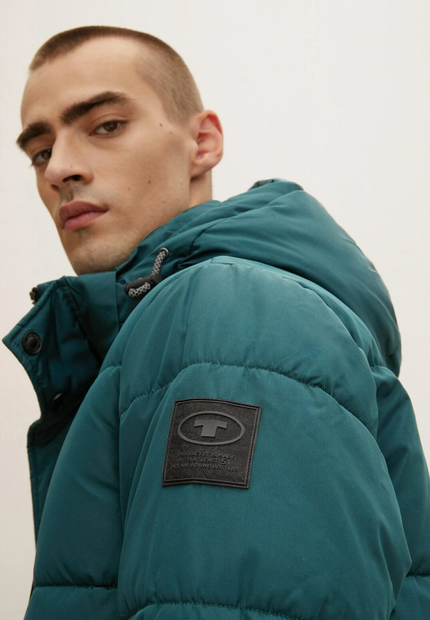 Tom Tailor Mit Kapuze - Winterjas - Deep Green Lake 4 Tom Tailor Mit Kapuze - Winterjas - Deep Green Lake - Afbeelding 4