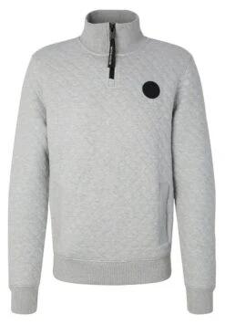 Tom Tailor Mit Steppmuster  - Sweater - Grey Heather Melange -Tom Tailor 4f251c0373f841e4bc98aef3d30a9da0