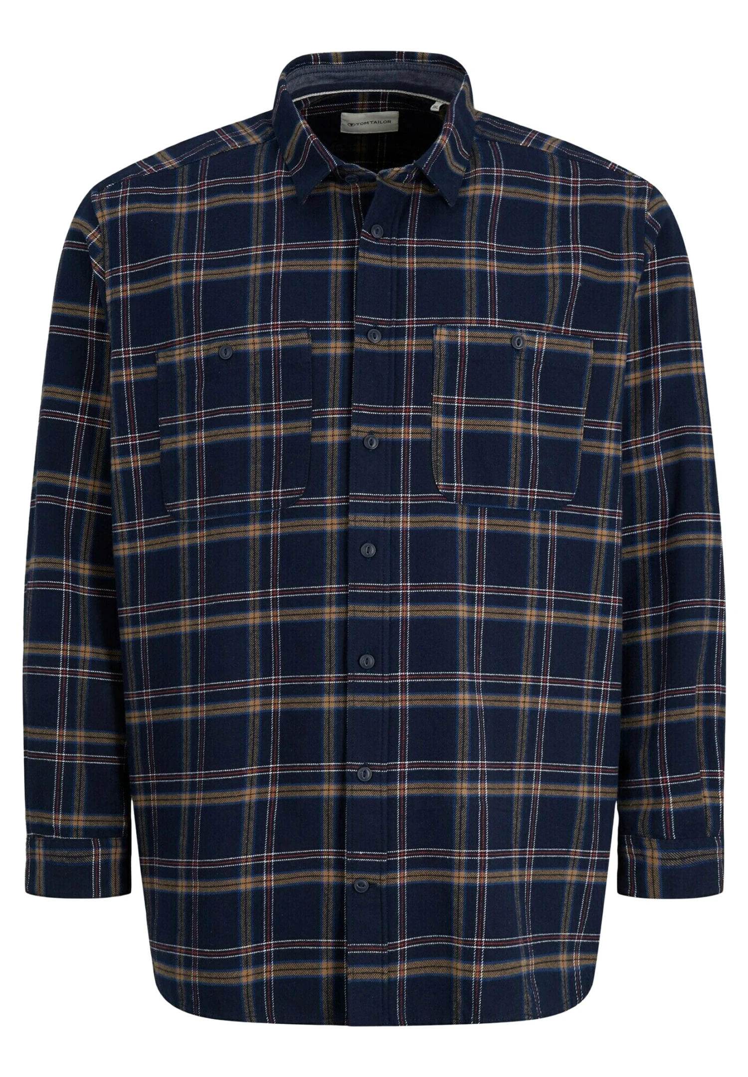 Tom Tailor Overhemd - Navy Colorful Check 5 Tom Tailor Overhemd - Navy Colorful Check - Afbeelding 5