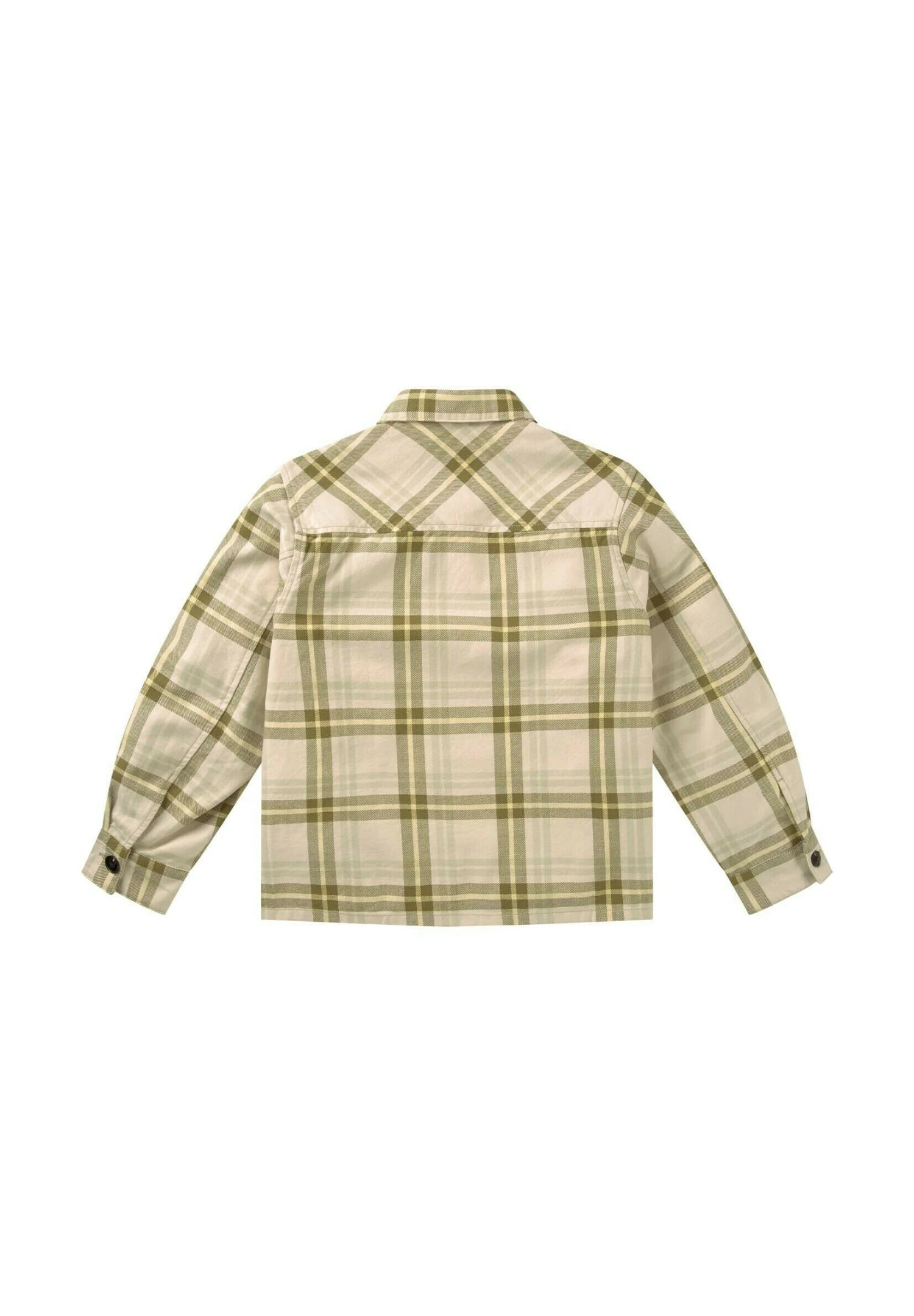 Tom Tailor Jas - Creme Olive Big Check 2 Tom Tailor Jas - Creme Olive Big Check - Afbeelding 2