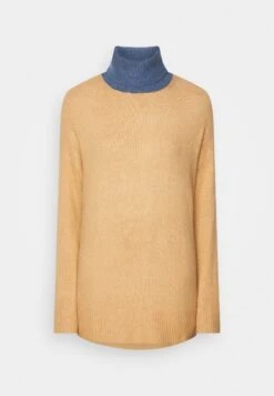 Tom Tailor Turtleneck Colorblock - Trui - Soft Light Camel 10 Tom Tailor Turtleneck Colorblock - Trui - Soft Light Camel -Tom Tailor 4ff550a627254a32a316ccd42e252bf3