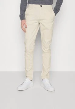 Tom Tailor Washed Slim - Chino - Creme