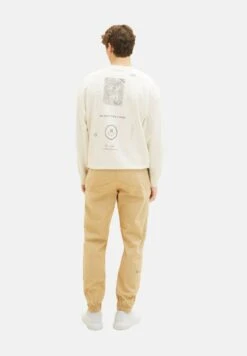 TOM TAILOR Denim Jogger - Trainingsbroek - Brown Rice -Tom Tailor 50a76289ae744dd9b9742ad455fabb5f