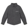 Tom Tailor Mit Textprint  - Overhemd - Dark Grey Melange