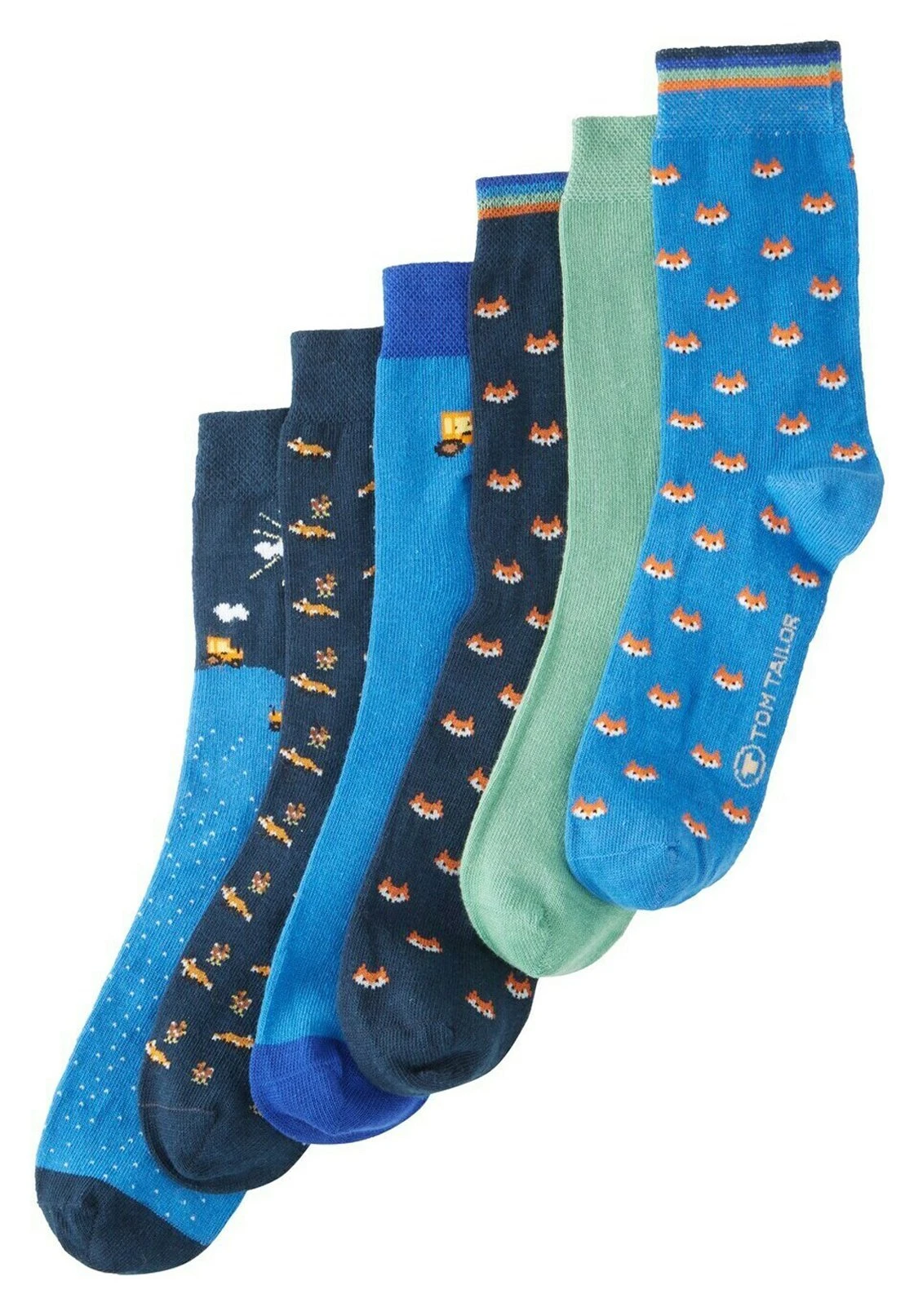 Tom Tailor 6 Pack - Sokken - Ocean 1 Tom Tailor 6 Pack - Sokken - Ocean