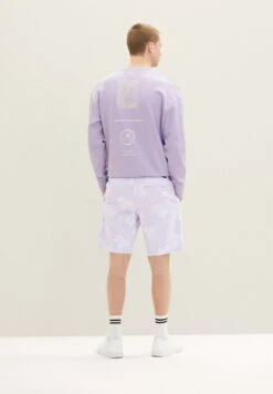 TOM TAILOR Denim Gemusterte Bermuda - Shorts - Lilac Leaf Lines Print 12 TOM TAILOR Denim Gemusterte Bermuda - Shorts - Lilac Leaf Lines Print -Tom Tailor 51b206d447c546c6b736597b45c1ce88
