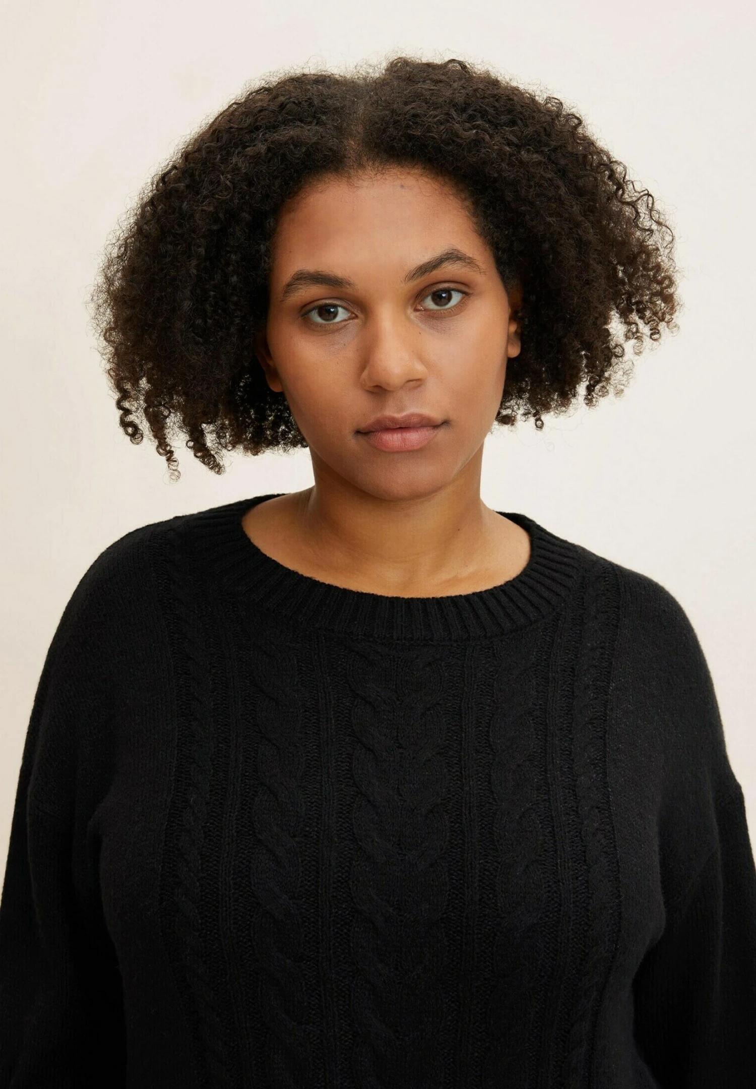 Tom Tailor Gebreide Jurk - Deep Black 4 Tom Tailor Gebreide Jurk - Deep Black - Afbeelding 4