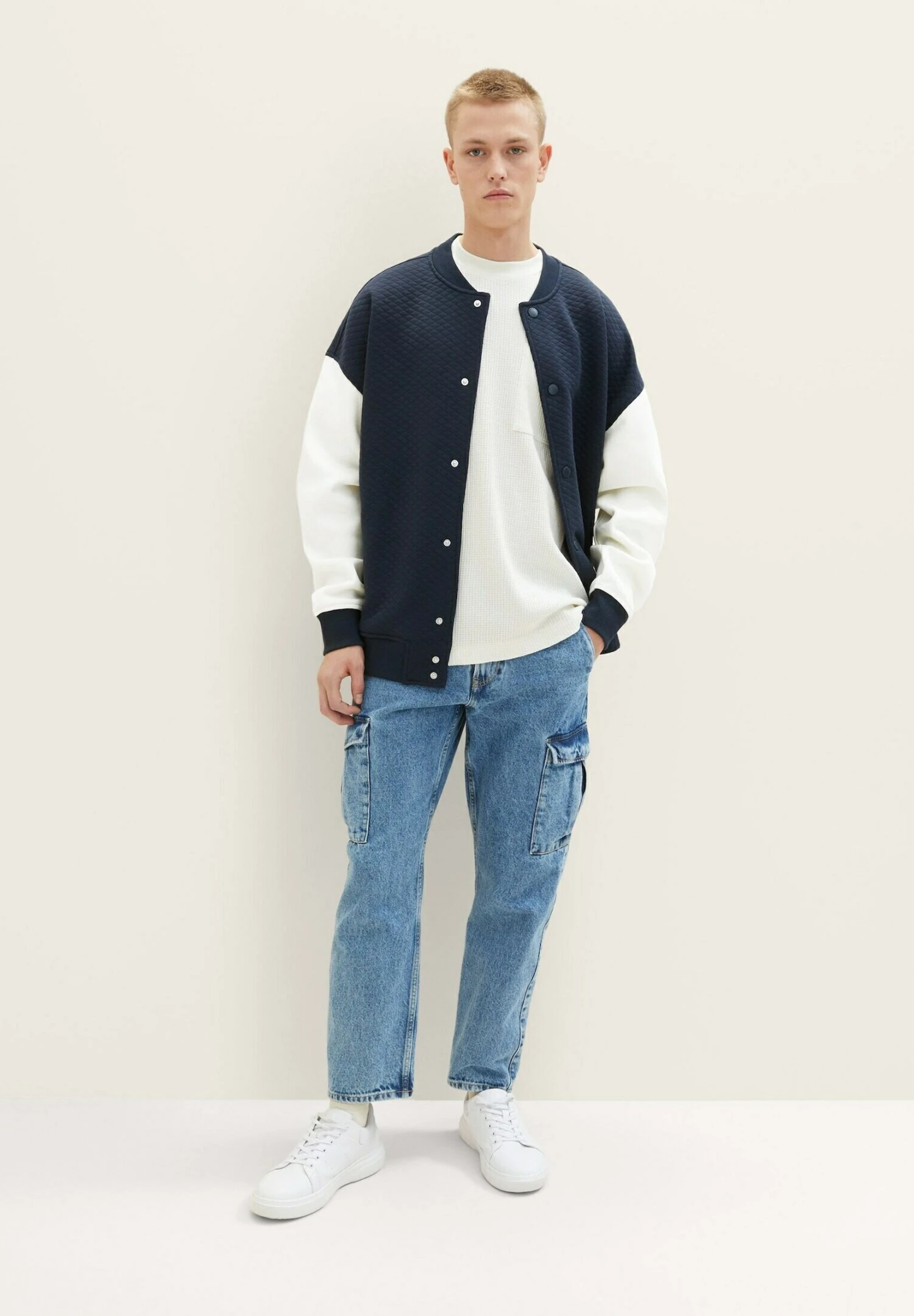 TOM TAILOR Denim Sweater Met Rits - Sky Captain Blue 2 TOM TAILOR Denim Sweater Met Rits - Sky Captain Blue - Afbeelding 2