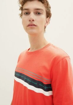 TOM TAILOR Denim Printed - T-Shirt Print - Plain Red -Tom Tailor 533fe503b906457797d220182f3f2eae
