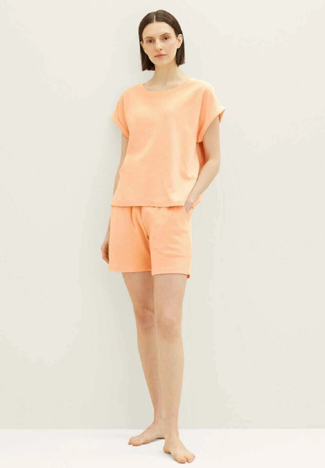 Tom Tailor Frottee- Pyjamabroek - Red Medium Solid 6 Tom Tailor Frottee- Pyjamabroek - Red Medium Solid - Afbeelding 6