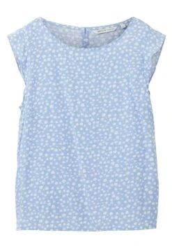 TOM TAILOR Denim Ärmellose- Blouse - Light Blue Flower Print -Tom Tailor 53e757b876c741de9a36f72c71e3b17b