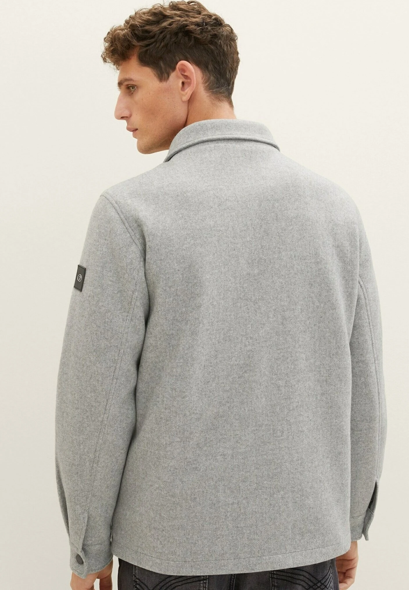 Tom Tailor Jacket - Jas - Steel Grey Melange 2 Tom Tailor Jacket - Jas - Steel Grey Melange - Afbeelding 2