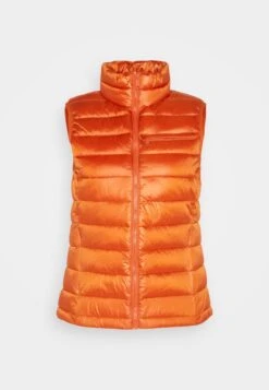 Tom Tailor Ultra Lightweight Vest - Bodywarmer - Gold Flame Orange -Tom Tailor 5484abbe452b45e68e94f85a3c95f8cd